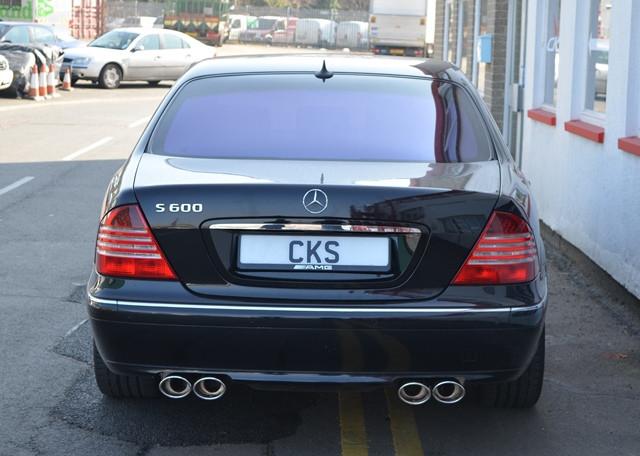 CKS W220 Sports Quad tailpipe Exhaust All models except AMG S55 S65