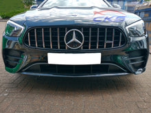 Cargar imagen en el visor de la galería, Mercedes E Class Sedan Wagon W213 S213 Panamericana GT GTS Grille Black and Chrome From August 2020