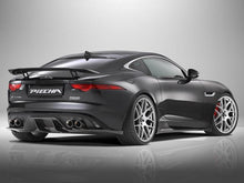 Carregar imagem no visualizador da galeria, Jaguar F Type Coupe and Cabriolet Quad Exhaust with Black Tailpipes