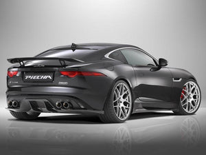 Jaguar F Type Coupe and Cabriolet Quad Exhaust with Black Tailpipes