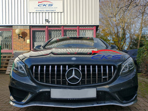 AMG Panamericana Grille Chrome and Black C217 S Class Coupe Cabriolet Models from January 2018