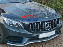 Load image into Gallery viewer, AMG Panamericana Grille Chrome and Black C217 S Class Coupe Cabriolet NOT FOR AMG S63 S65
