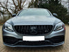 Mercedes AMG C63 Panamericana GT GTS Gloss Black AMG C63 ONLY OEM Grille FACELIFT 2019+ MODELS ONLY