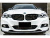 BMW F34 3 Series GT Gran Turismo Kidney Grilles Gloss Black M Style