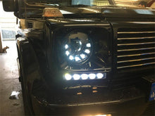 Cargar imagen en el visor de la galería, W463 G Wagen LED Headlamps in Black Right Hand Drive Vehicles 1986-2009