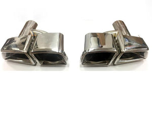 Mercedes AMG Quad Exhaust Tailpipe Tips E63 C63 CL63 CLS63 ML63 GL63