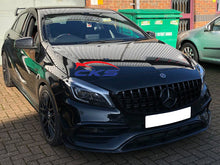 Load image into Gallery viewer, Mercedes A Class W176 AMG Panamericana GT GTS Grill Grille Gloss Black from October 2015