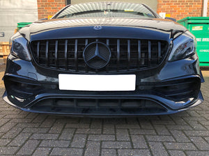 Mercedes A Class W176 AMG Panamericana GT GTS Grill Grille Gloss Black from October 2015