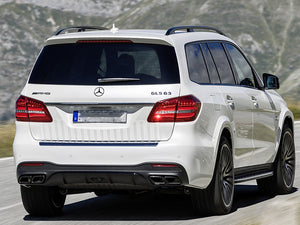 AMG GLS63 Diffuser and Tailpipe Package Chrome or Night Package Black