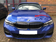 Load image into Gallery viewer, BMW 3 Series G20 G21 Kidney grill Grilles Gloss Black Single Bar Design 2019-2022