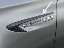 Cargar imagen en el visor de la galería, AMG E63 E63 S Carbon fibre fiber Fender Wing Trims Set E Class W213 Saloon S213 Estate