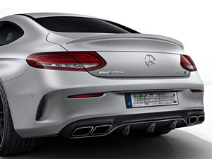 C205 C Class AMG Line C63 Coupe Rear Diffuser & Tailpipes Night Package