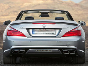 AMG R231 SL Boot Trunk Spoiler lip supplied painted