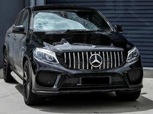 Load image into Gallery viewer, Mercedes GLE Coupe C292 Panamericana GT GTS Grille Chrome and Black From 2015