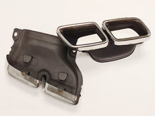 Cargar imagen en el visor de la galería, AMG Style C63 Tailpipe Trims Set Chrome finish