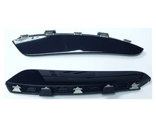 Charger l&#39;image dans la galerie, Mercedes A Class W177 A35 Front Canards Set Gloss Black Night Package OEM ORIGINAL AMG