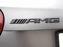 Cargar imagen en el visor de la galería, AMG Boot Trunk lid Badge 185mm Length x 18mm Height Satin Black