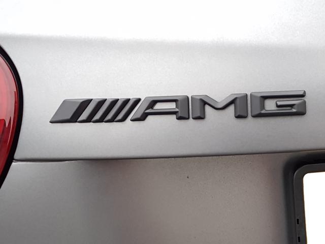AMG-Kofferraumdeckel-Emblem, 142 mm Länge x 13 mm Höhe, mattschwarz
