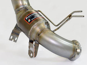Mercedes AMG CLA45 Turbo downpipe with 100 cell sport catalyst from 2019