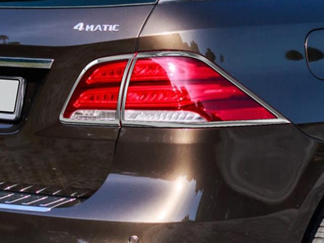 Rücklichtrahmen in Chrom für Mercedes GLE W166 ab 12/2015