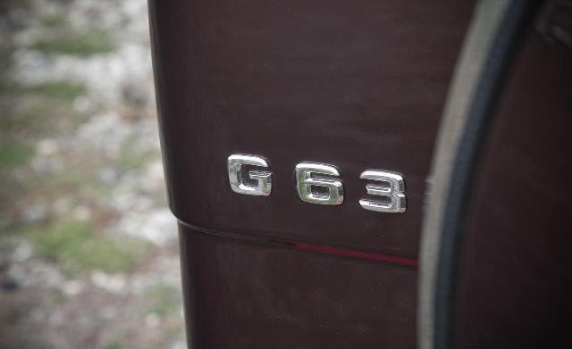G63 Kofferraumabzeichen