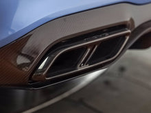 Cargar imagen en el visor de la galería, AMG E63 Carbon Fibre Diffuser Insert OEM AMG E63 E63 S ONLY MODELS UNTIL 2020