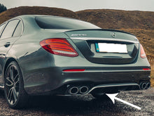 Load image into Gallery viewer, AMG W213 E53 Diffuser &amp; Tailpipe package Night Package OR Chrome Tailpipes MODELS UNTIL JUNE 2020
