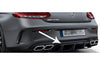 AMG C63 S Edition 1 Rear Diffuser Insert Gloss Black C205 C Class Coupe Cabriolet