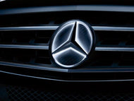 Mercedes beleuchteter Motorhauben-Grillstern mit Steuergerät