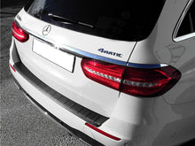 Load image into Gallery viewer, Mercedes W213 S213 E Class Wagon Kombi Carbon Style Rear Bumper Protector
