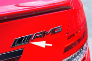 AMG Black Series Badge for AMG boot lid badge