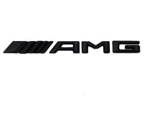 Carica l&#39;immagine nel visualizzatore di Gallery, AMG Boot Trunk lid Badge 142mm Length x 13mm Height Satin Black