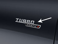Turbo 4Matic + Emblems Set Left and Right OEM