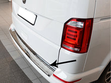 Cargar imagen en el visor de la galería, VW Transporter T6 Chrome Rear bumper protector Models from 2015 onwards