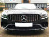 Mercedes SLC R172 Panamericana GT GTS Grille Black with Chrome Bars