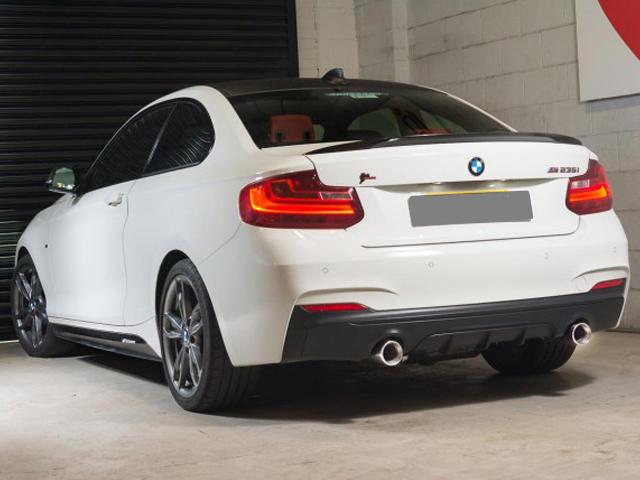 BMW M235i Sport Cat Back Exhaust Resonated