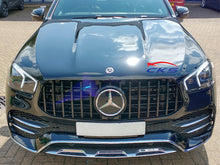 Laden Sie das Bild in den Galerie-Viewer, Mercedes GLE SUV Coupé W167 AMG Panamericana GT GTS Kühlergrill schwarz glänzend ab 2020