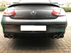 AMG C43 Facelift Diffuser & Exhaust Tailpipes Package C205 A205 Night Package Black OR Chrome - High quality aftermarket