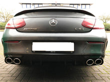 画像をギャラリービューアに読み込む, AMG C43 Facelift Diffuser &amp; Exhaust Tailpipes Package C205 A205 Night Package Black OR Chrome - High quality aftermarket