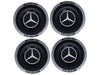 AMG Edition Alloy Wheel Centre Caps in Matt Black ONLY FOR AMG FORGED ALLOY WHEELS