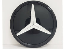 Carica l&#39;immagine nel visualizzatore di Gallery, Distronic Plus Emblem Black with Chrome Star &amp; Gloss Black Surround