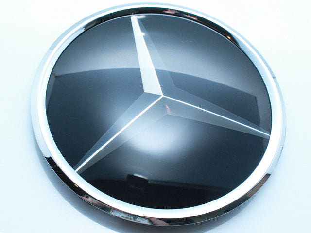 Distronic Emblem for Pre and Facelift 2019+ Models - Black with Chrome Star & Chrome Surround