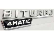 Charger l&#39;image dans la galerie, Mercedes BiTurbo 4MATIC emblem badge Set NEW AMG 2016+ MODELS