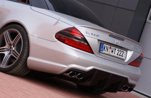 Mercedes SL R230 Carbon fiber diffuser AMG SL63 SL65