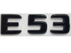 E53 Kofferraum-Emblem Schwarz glänzend