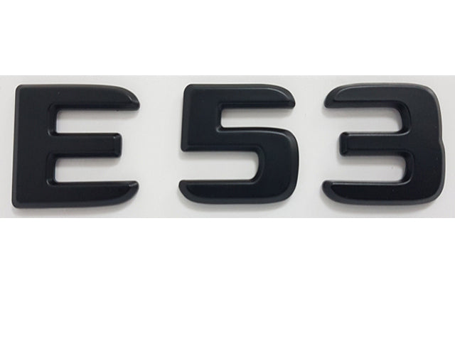 E53 Kofferraum-Emblem Mattschwarz