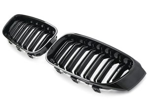 BMW F34 3 Series GT Gran Turismo Kidney Grilles Gloss Black M Style