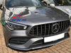 Mercedes C118 CLA AMG Panamericana GT GTS Grille Gloss Black and Chrome Bars From May 2019