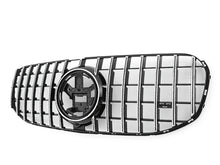 Cargar imagen en el visor de la galería, Mercedes GLS X167 Panamericana GT GTS Grille Black with Chrome Bars From 2019