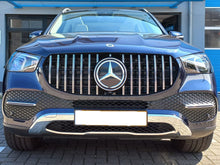 Load image into Gallery viewer, Mercedes GLE SUV Coupe W167 Panamericana Grille Chrome and Black 2020 - June 2023 Standard &amp; Offroad Styling only